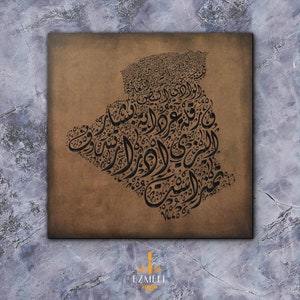 Algerien Landkarte