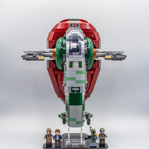 Expositor acrílico para el set Slave 1™ del 20.º aniversario 75243 - Soporte Slave 1™ - Fabricado en EE. UU.
