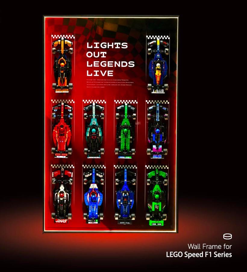 LEGO Speed Champions F1用ウォールディスプレイフレーム