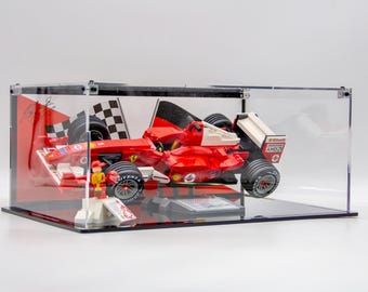 Acrylic Display Case for Lego® Set 11375 - Ferrari F2004 & Michael