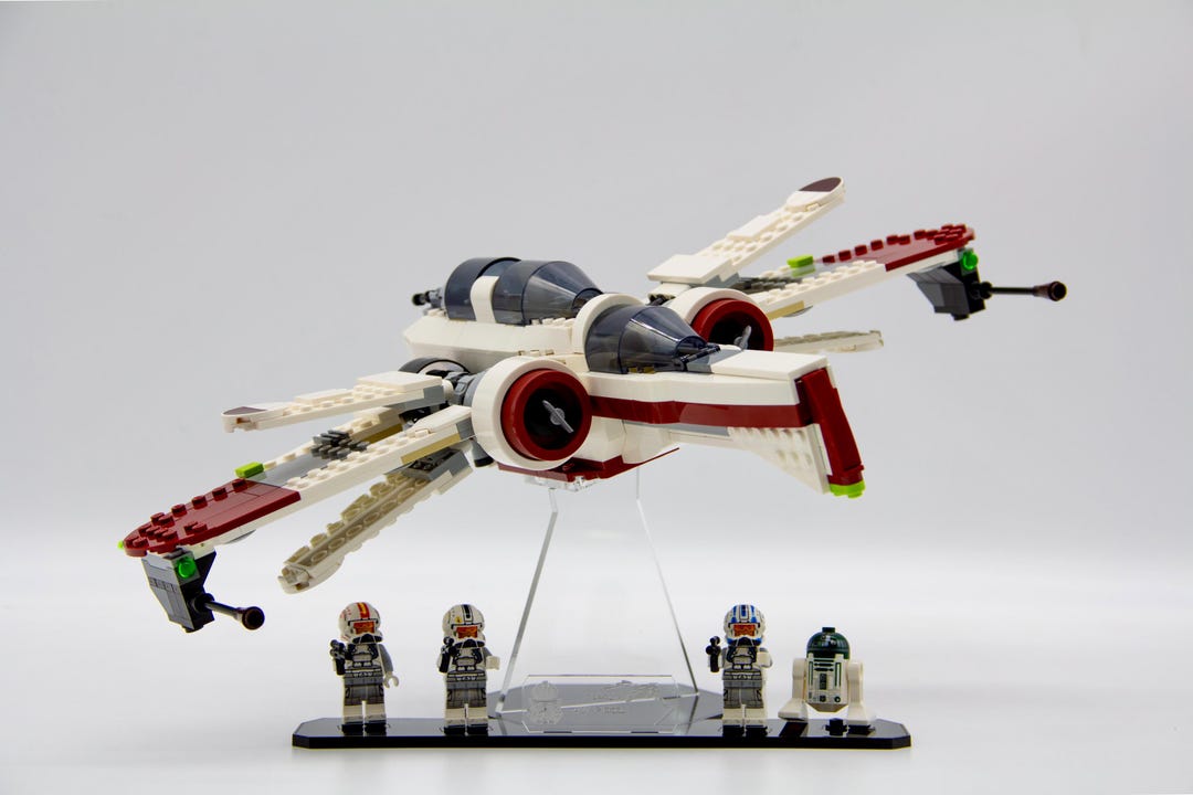 Acrylic Display Stand for ARC-170 Starfighter™ Set 75402 - Made in