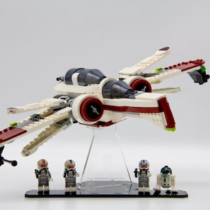 Acrylic display stand for ARC-170 Starfighter™ Set 75402 - Made in USA