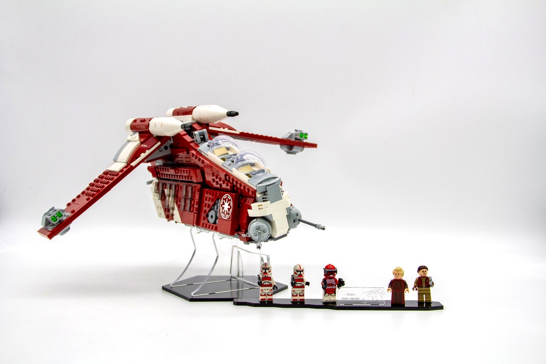 Acrylic Display Stand for Lego® Coruscant Guard Gunship™ Set 75354 Made  in USA
