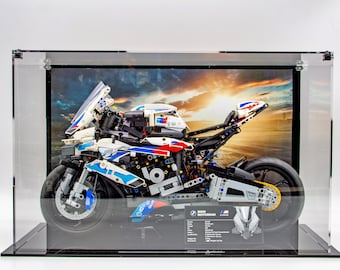 Acrylic display case for Lego® BMW M 1000 RR set 42130 - Made in the USA
