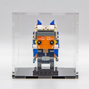 Acrylic Display case for single Lego® Brickheadz™  - Made in the USA