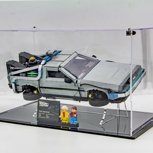 Acrylic Display Case for Back to the Future Time Machine set 10300 - Free Shipping - Made in USA