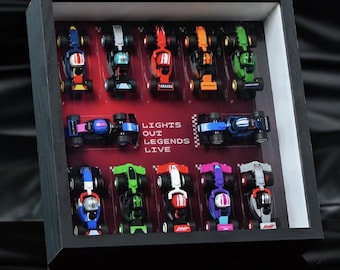 Display Case Frame  for LEGO F1 Mini Car – Display Frame for Formula 1 Lego , Display for F1 Lego, Wall or Desktop