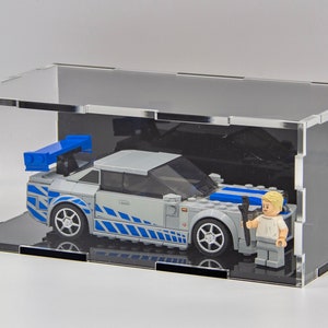 Acrylic Display Case for Lego® Speed Champions - Fits most 8 stud Speed Champions Cars