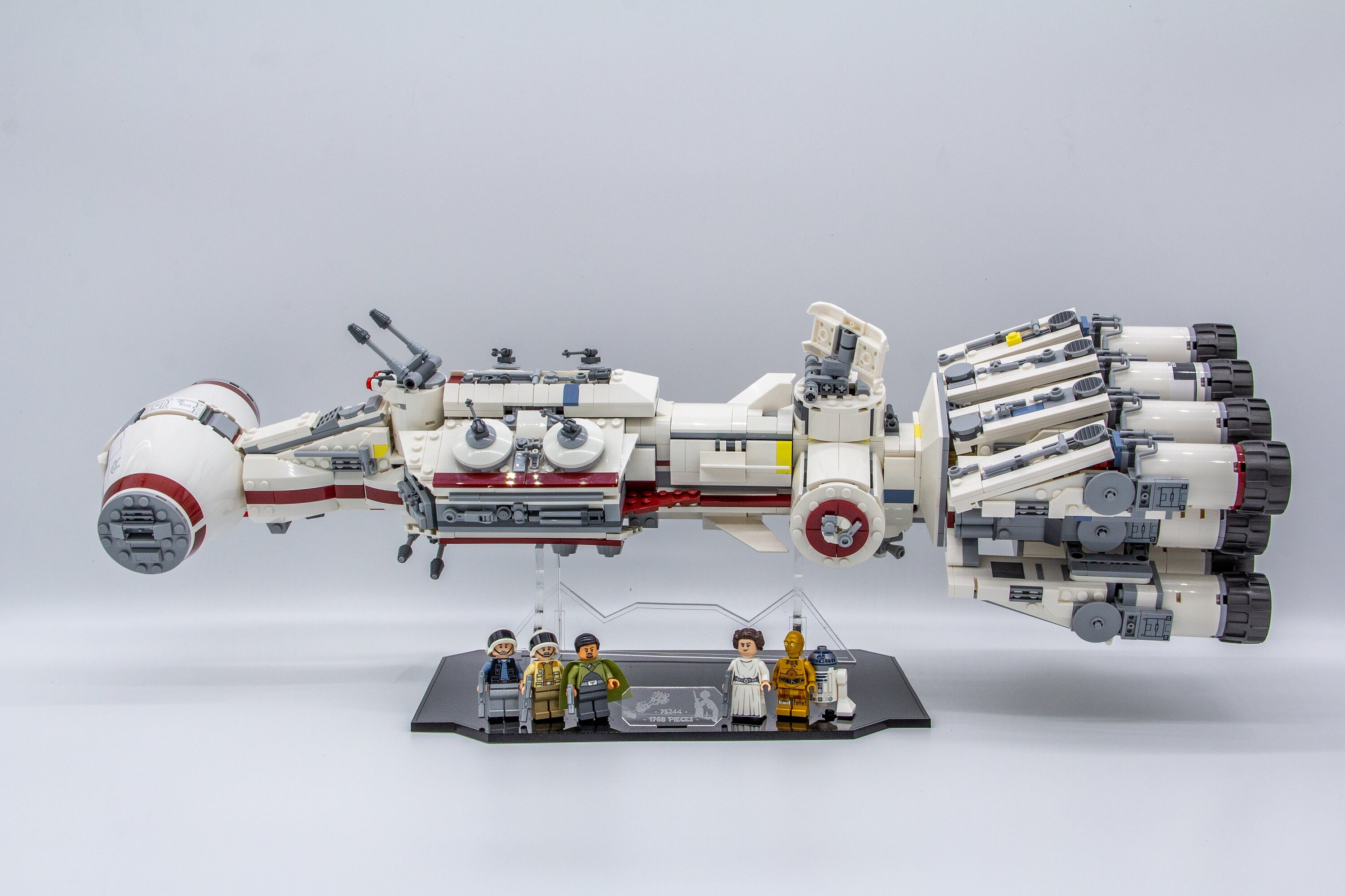 Tantive IV™ セット 75244 用アクリル ディスプレイ スタンド - 米国製