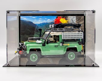 Acrylic Display case for Land Rover Classic Defender 90 set 10317 - Made in the USA
