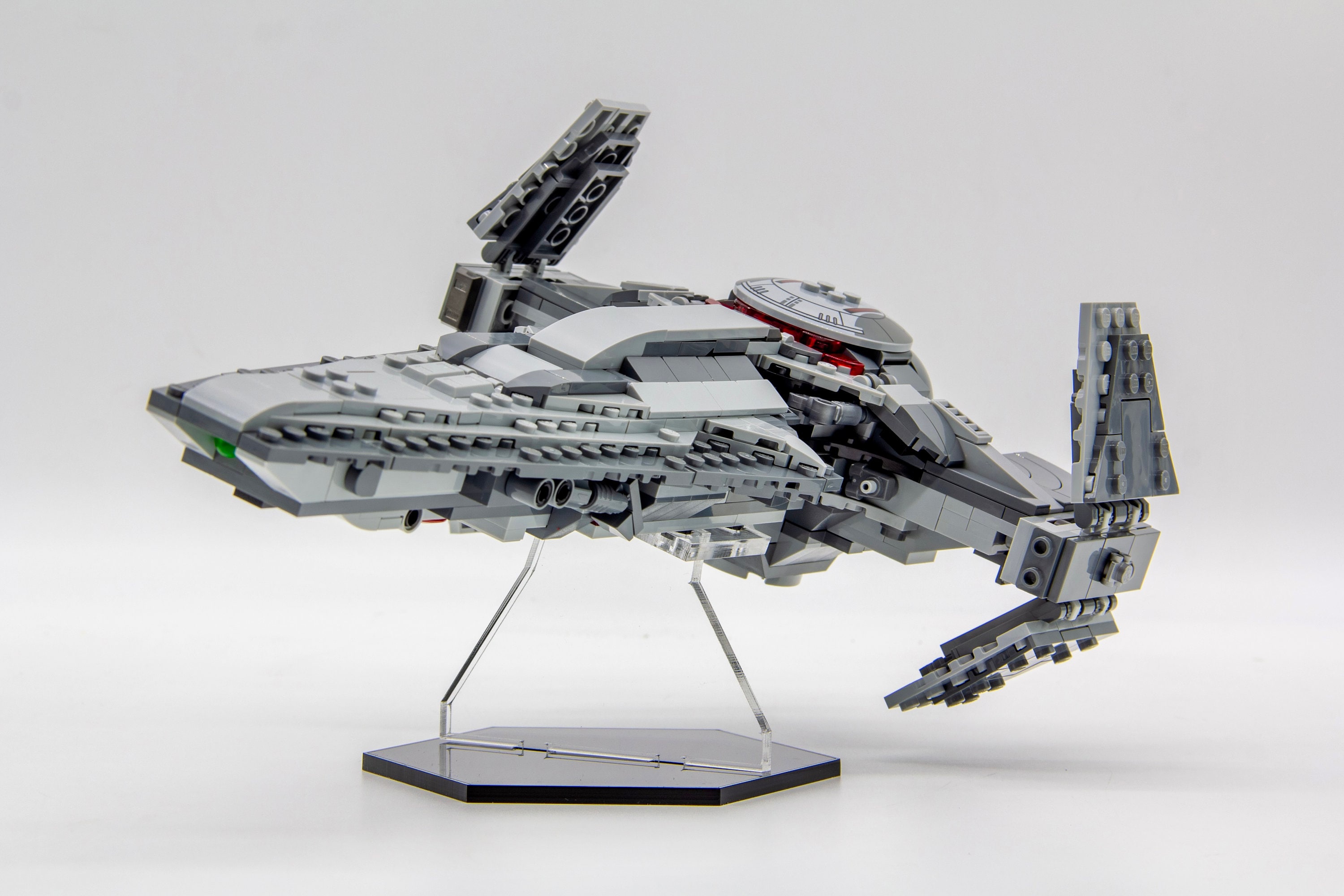 Acrylic Display Stand for Darth Maul's Sith Infiltrator™ Set 75383