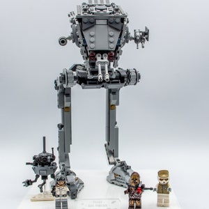 Acrylic display base for Hoth™ AT-ST™ set 75322 - Made in USA