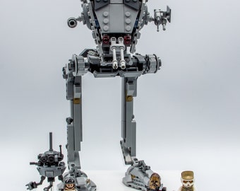 Lego 7127 Star Wars Imperial AT ST Pre owned 100 Complete With Instructions Chewbacca Minifigure Special Printed Piece Retired 2001 Etsy