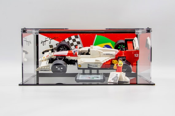 Acrylic Display Case for Lego® Set 10330 Mclaren MP4/4 & Ayrton