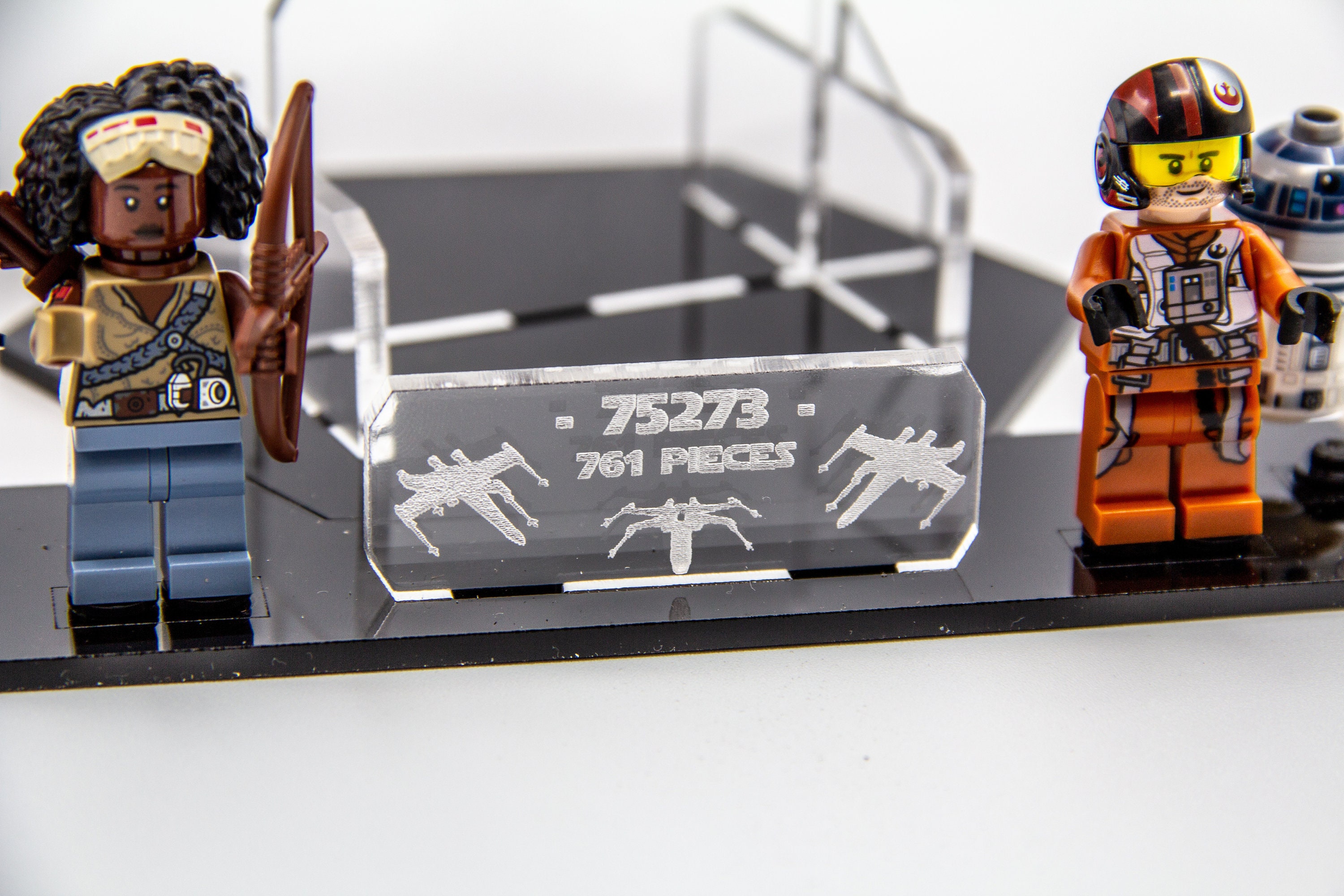 Acrylic Display Stand for Poe s X wing Set 75273 X wing Stand