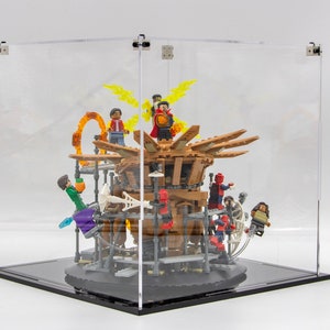Vitrina acrílica apilable universal para juegos Lego® de 10 x 10 x 10 pulgadas o menos