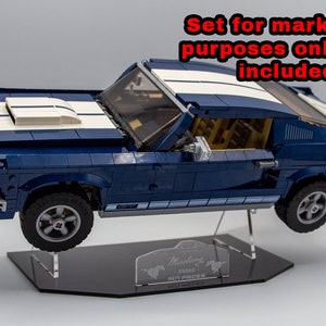 Acrylic Display Stand for Creator Ford Mustang - Made in USA