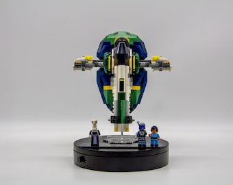 Acrylic Display Stand for Jango Fett's Starship Set 75433 - made in USA