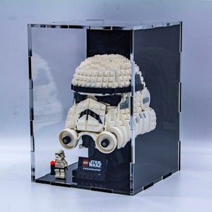 Acrylic display case for Lego® Helmet sets - Made in USA