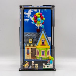 Acrylic display case for Lego® Ideas UP House set 43217 - Made in the USA