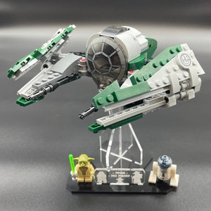 Acrylic Display Stand for Yoda s Jedi Starfighter Set 75168 and Set 75360 Stand for Yoda s Jedi Starfighter Made in USA Etsy Canada