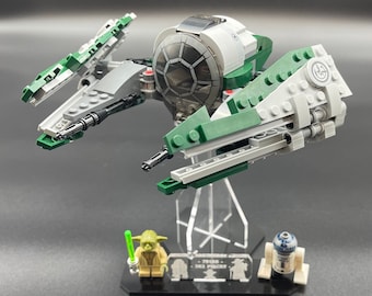 Acrylic Display Stand for Yoda's Jedi Starfighter 75168 75360