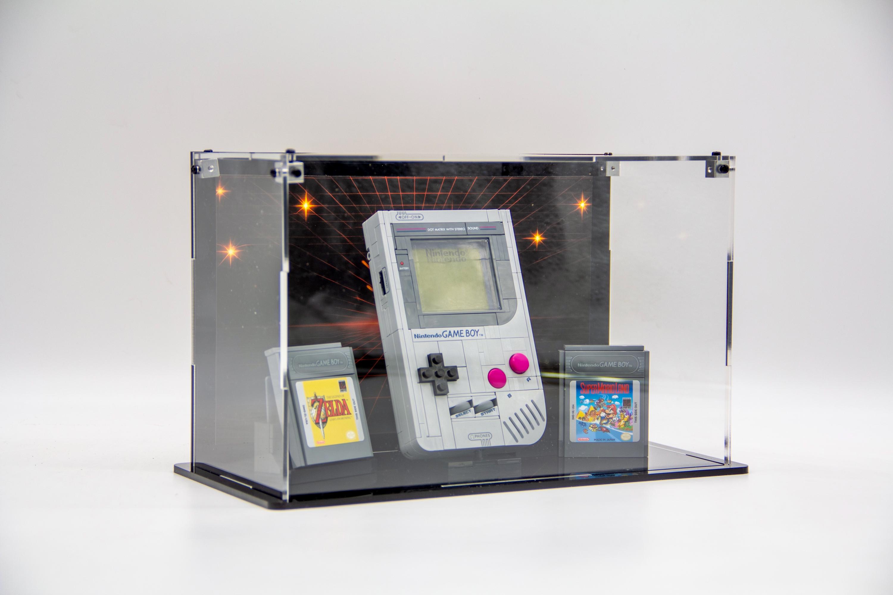 Acrylic Display Case for Lego Game Boy Set 72046 - Small Business