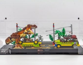 Acrylic Display Case for T. rex Breakout Set 76956