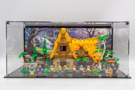 鼓の置物 Acrylic Display Case for LEGO® Snow White and the Seven