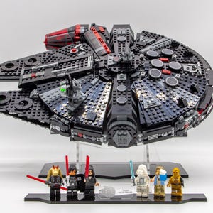 Acrylic display stand for The Dark Falcon set 75389 - Made in USA