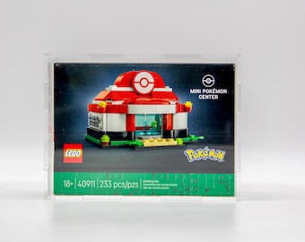 Custom Display Case for Boxed LEGO Pokemon Center set 40911