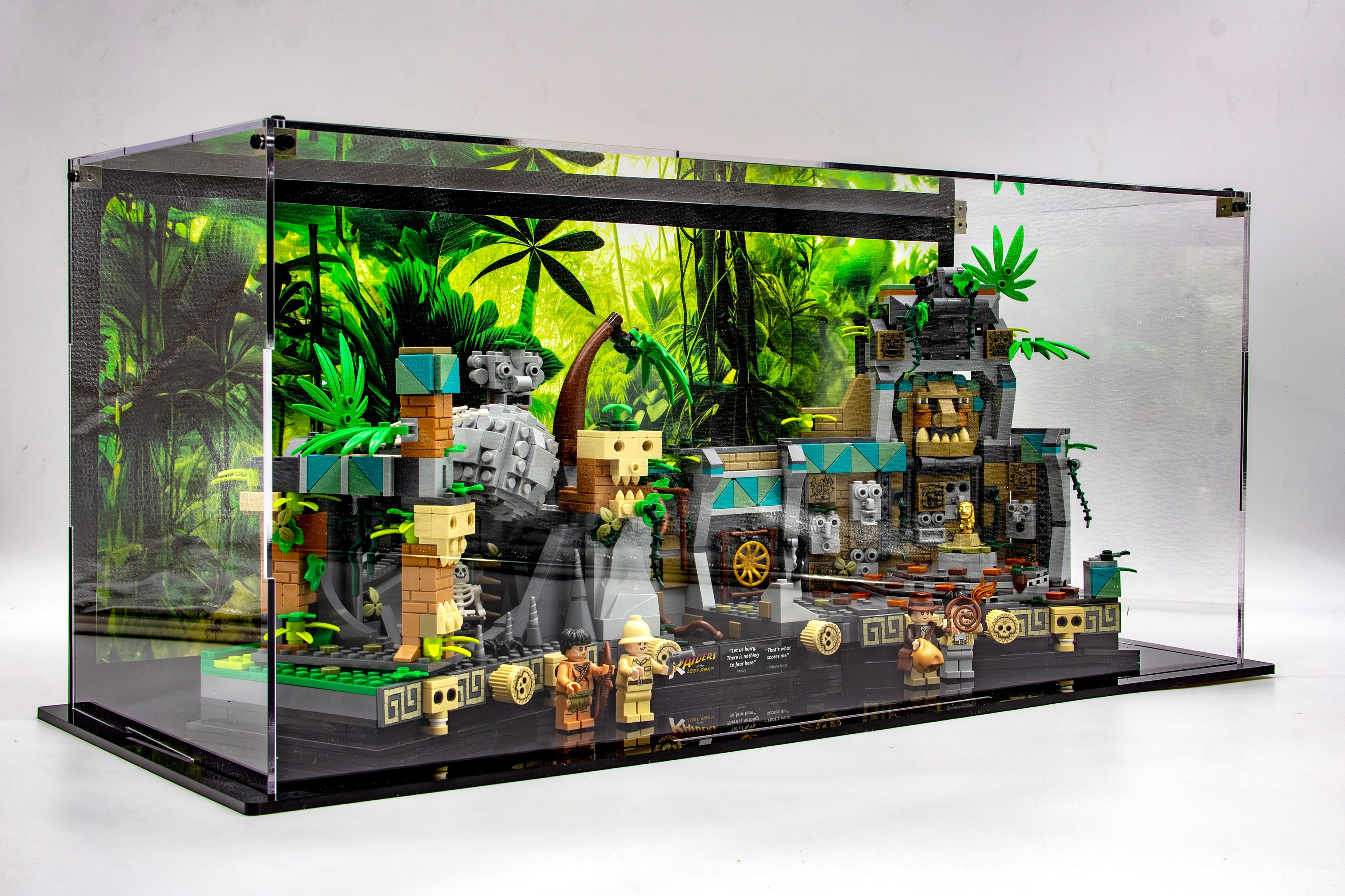 Acrylic Display Case for Lego® Temple of the Golden Idol Set 77015