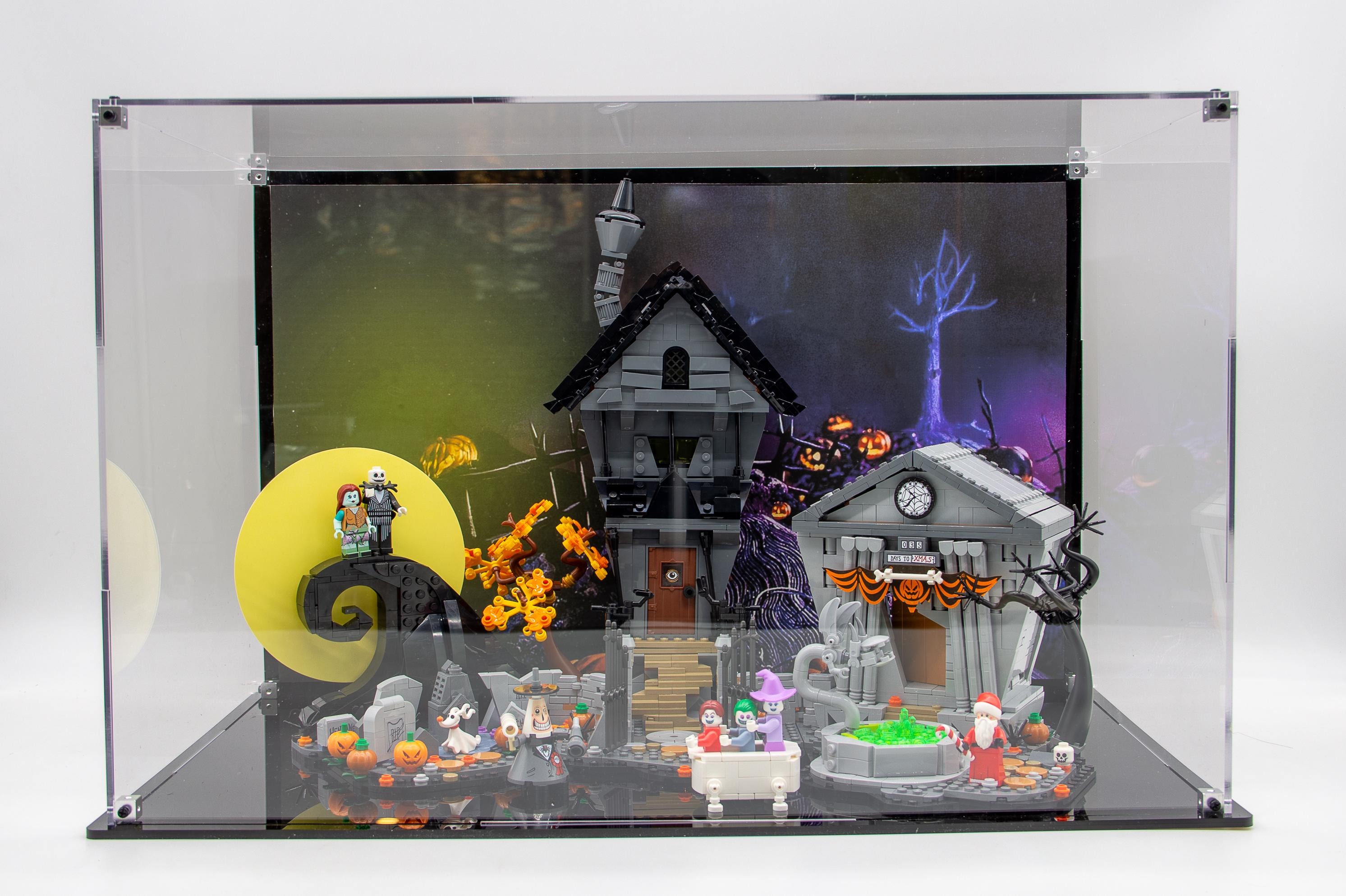 Acrylic Display Case for Lego® Nightmare Before Christmas Set