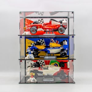 Acrylic Display case for Lego® set 10330 McLaren MP4/4 & Ayrton Senna - Made in the USA image 8