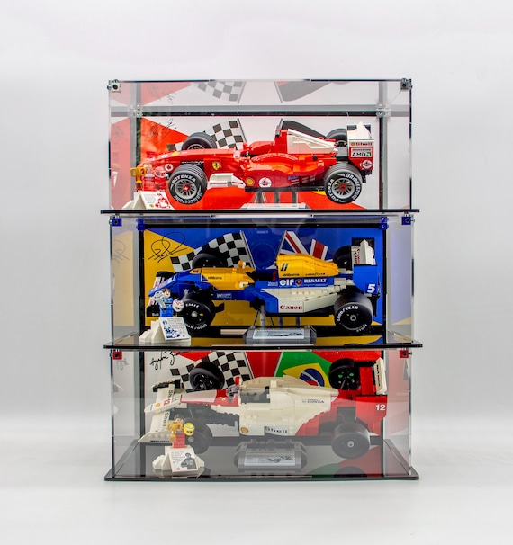 Acrylic Display Case for Lego® Set 10330 Mclaren MP4/4 & Ayrton