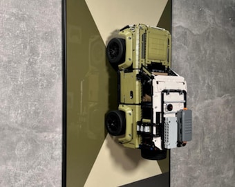 Wall Display Frame for LEGO Technic Land Rover Defender set 42110  –  Wall Art for Lego Land Rover Defender – Premium Framed  Display