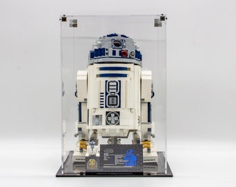 Acrylic display case for Lego® R2-D2™ set 75308 - Made in the USA