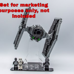 Acrylic Display Stand for Tie Fighter™ Set 75300 - Made in USA