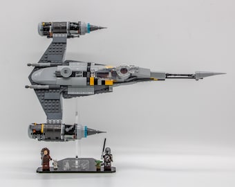 Acrylic display stand for The Mandalorian&#39;s N-1 Starfighter™ set 75325 - Made in USA