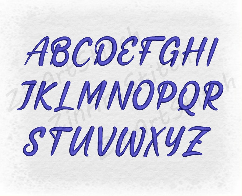Amberly Embroidery Font - Machine Embroidery Design - Punctuations and ...