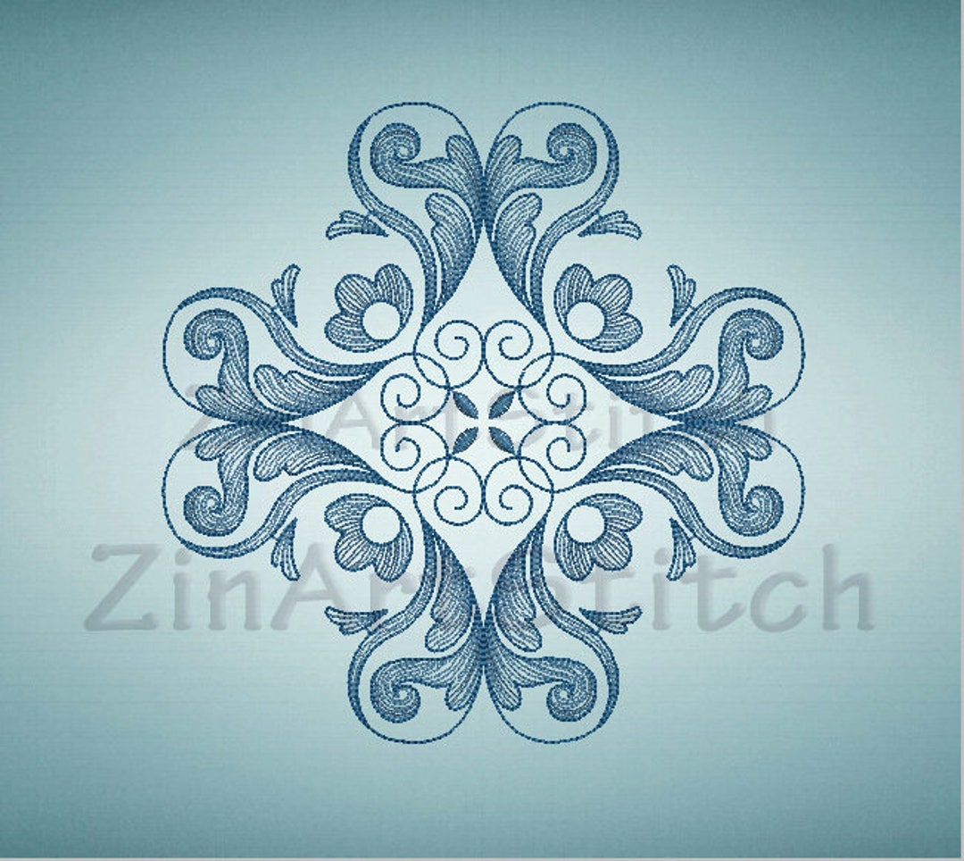 Floral Embroidery Design, Machine Embroidery File (instant Download) - Etsy