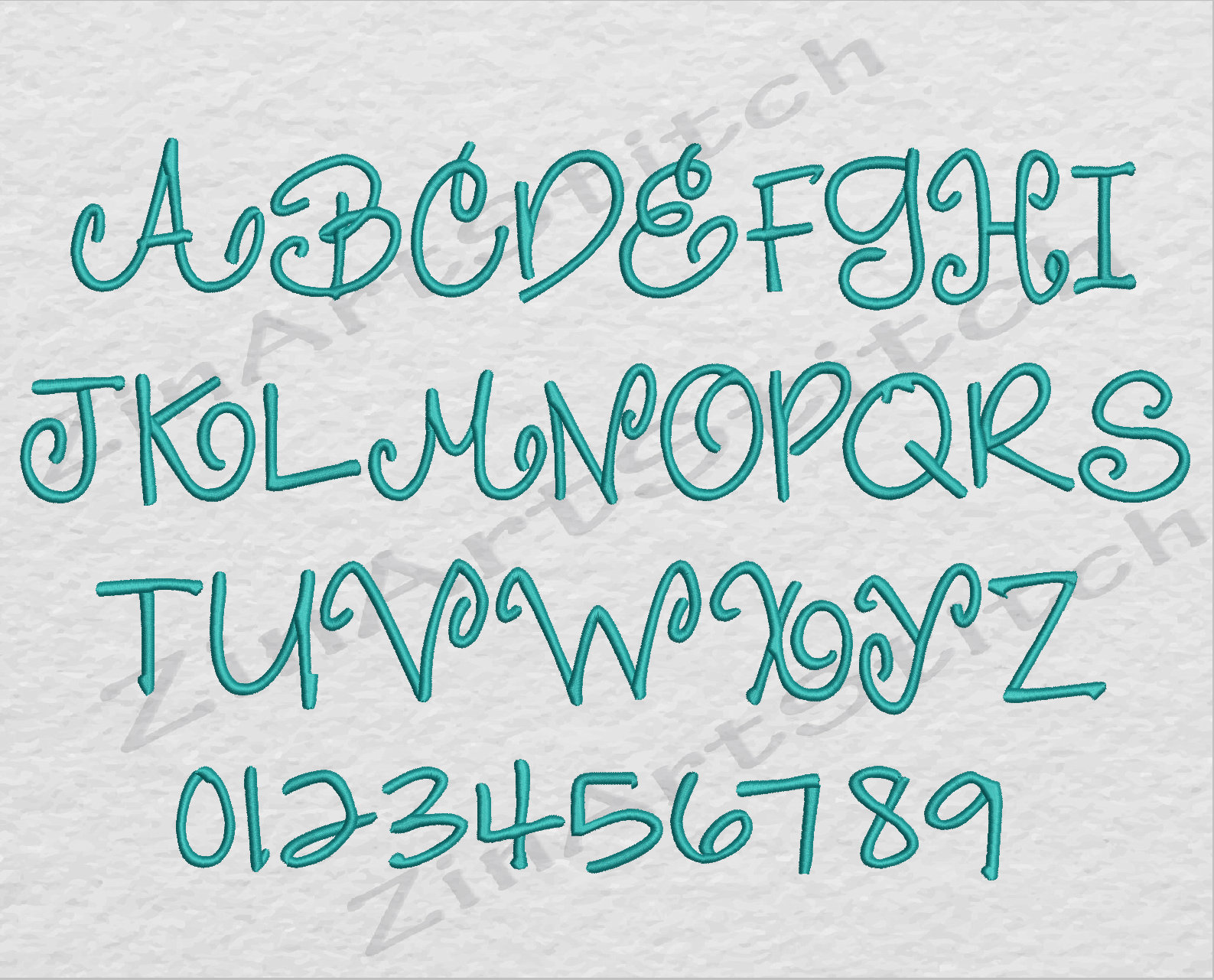 Justine Embroidery Font - Machine Embroidery Design - Instant Download ...