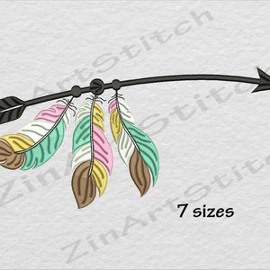 Arrow, Embroidery design Arrow, Embroidery design, arrow embroidery, embroidery sayings  7 Sizes 8 Formats