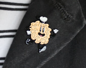 Mr Waffle | Enamel Pin