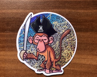 Pirate Monkey | Pixie Dust Stickers