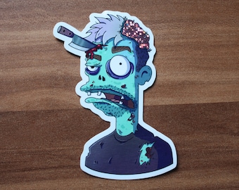 Zombie | Glitter Sticker