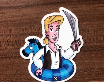 Guybrush Threepwood | Clear stickers