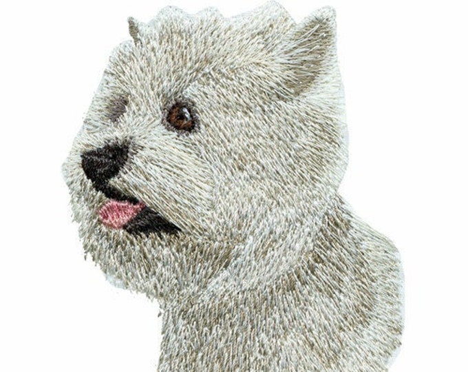 West Highland Terrier Dog bath hand towel set custom embroidered personalized