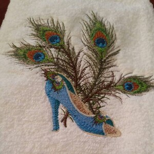 Peacock Heels Etsy