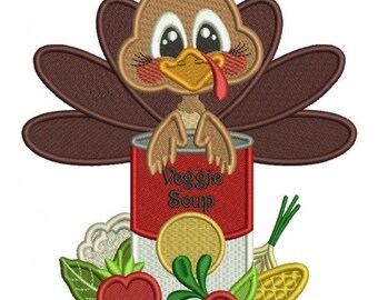 Thanksgiving Turkey Funny Design custom embroidered  kitchen dish towel set